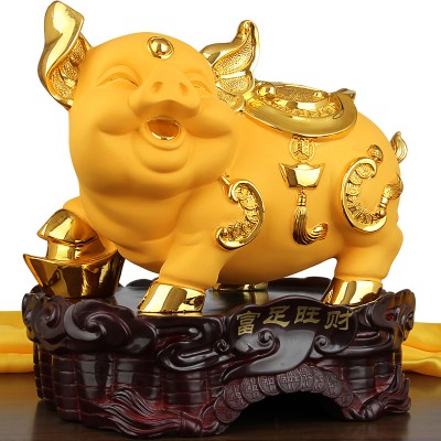 招财金猪摆件