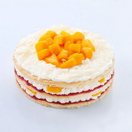 ebeecake小蜂蜜芒果慕斯鲜奶蛋糕