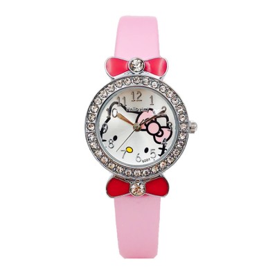 Hello Kitty石英防水卡通儿童手表