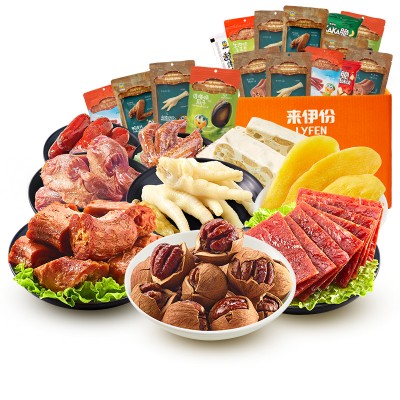来伊份坚果小吃零食大礼包