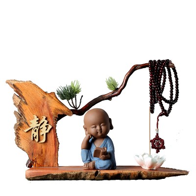 千瓷轩创意小和尚摆件