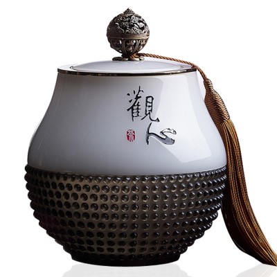 观心玻璃茶叶罐