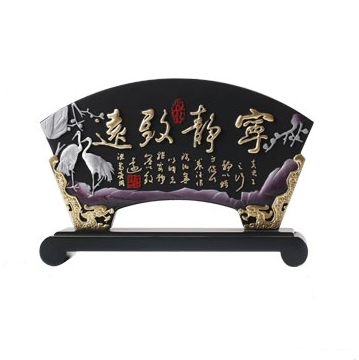 宁静致远活性炭炭雕摆件